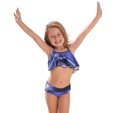 BIQUINI INFANTIL TOP COM BABADO