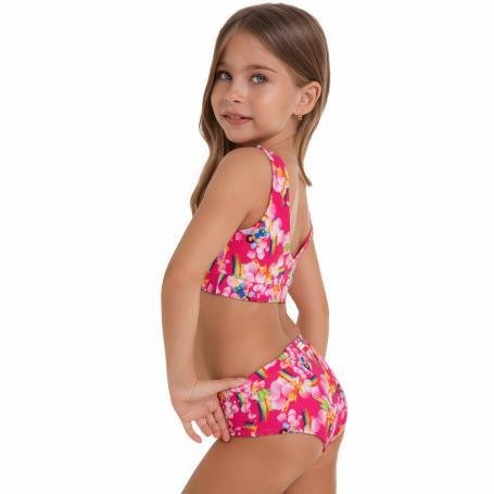 CALCINHA INFANTIL - TOP COM ALÇA LARGA