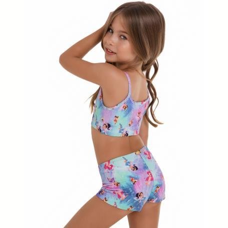 BIQUÍNI INFANTIL - CALCINHA EM SHORT