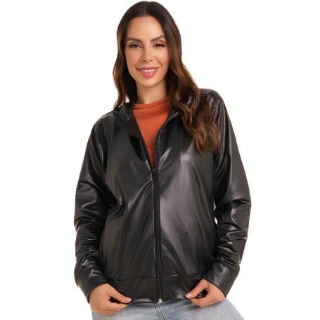 CASACO ADULTO FEMININO C/ZIPER E BOLSOS CIRRE