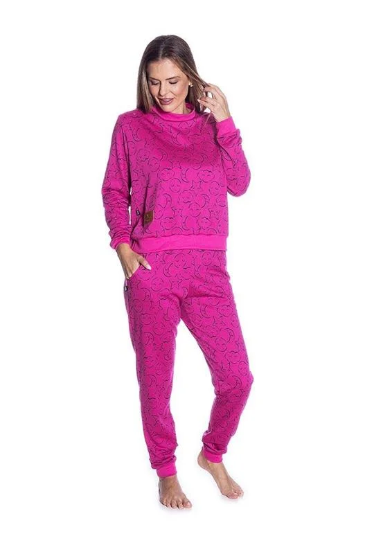 PIJAMA APELUCIADO ADULTO FEMININO COM PUNHO