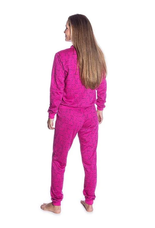 PIJAMA APELUCIADO ADULTO FEMININO COM PUNHO