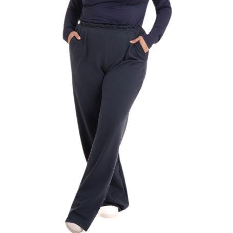 CALCA MOLETINHO FEMININA WIDE LEG