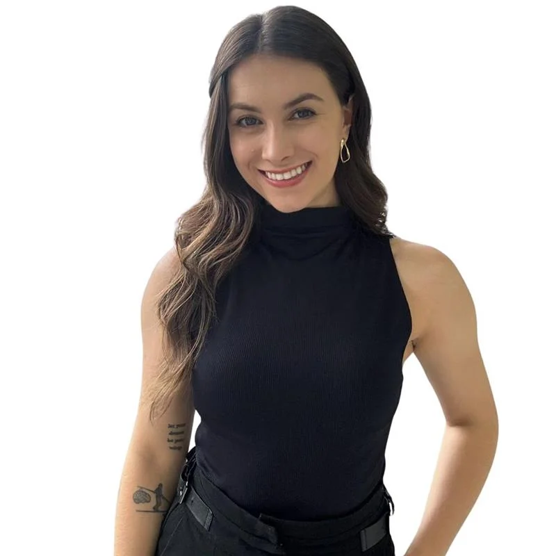 BLUSA CANELADA SEM COSTURA