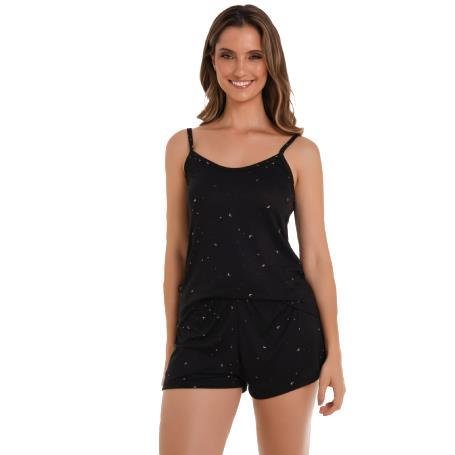 PIJAMA DE ALCINHA EM SUEDE