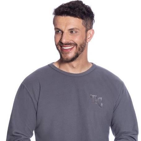 PIJAMA DE MICROSOFT MASCULINO COM PUNHO ADULTO