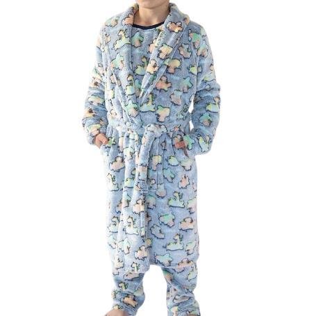 ROUPÃO DE FLEECE ESTAMPADO INFANTIL