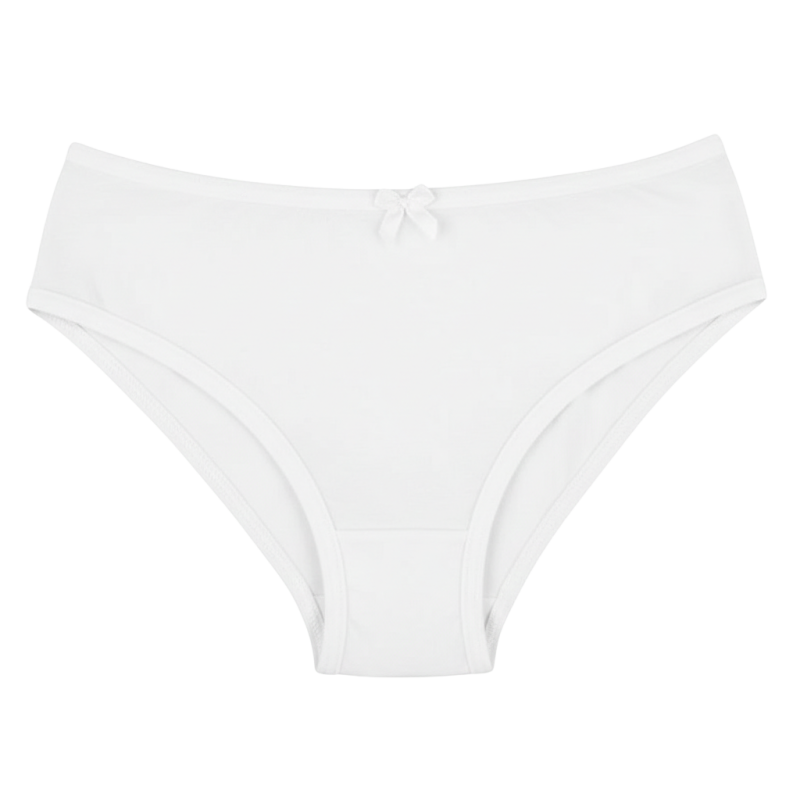 CALCINHA DE COTTON COM ELASTICO DOBRAVEL SEM TRANSFER