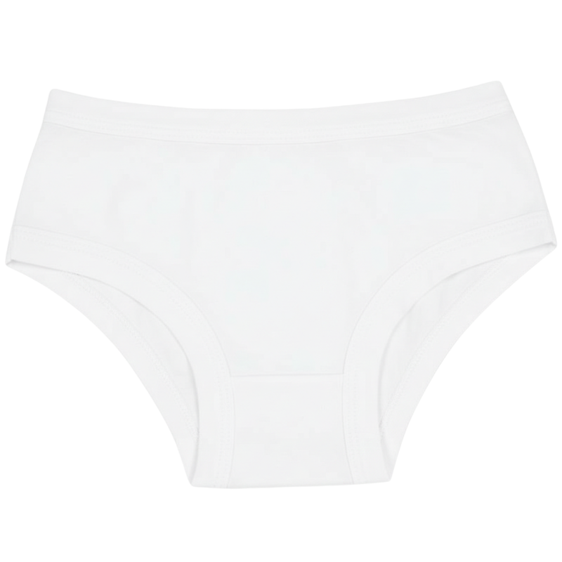 CALCINHA DE COTTON JUVENIL ESTAMPADA E LISA